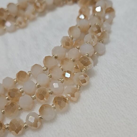 Vintage Glass Beaded Necklace - Picture 2 of 6